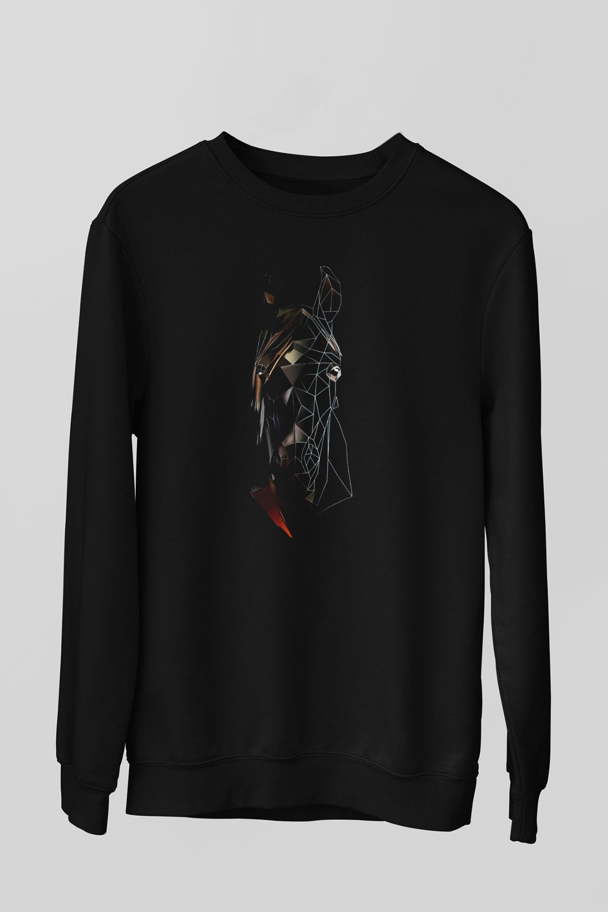At Siyah Unisex Sweatshirt