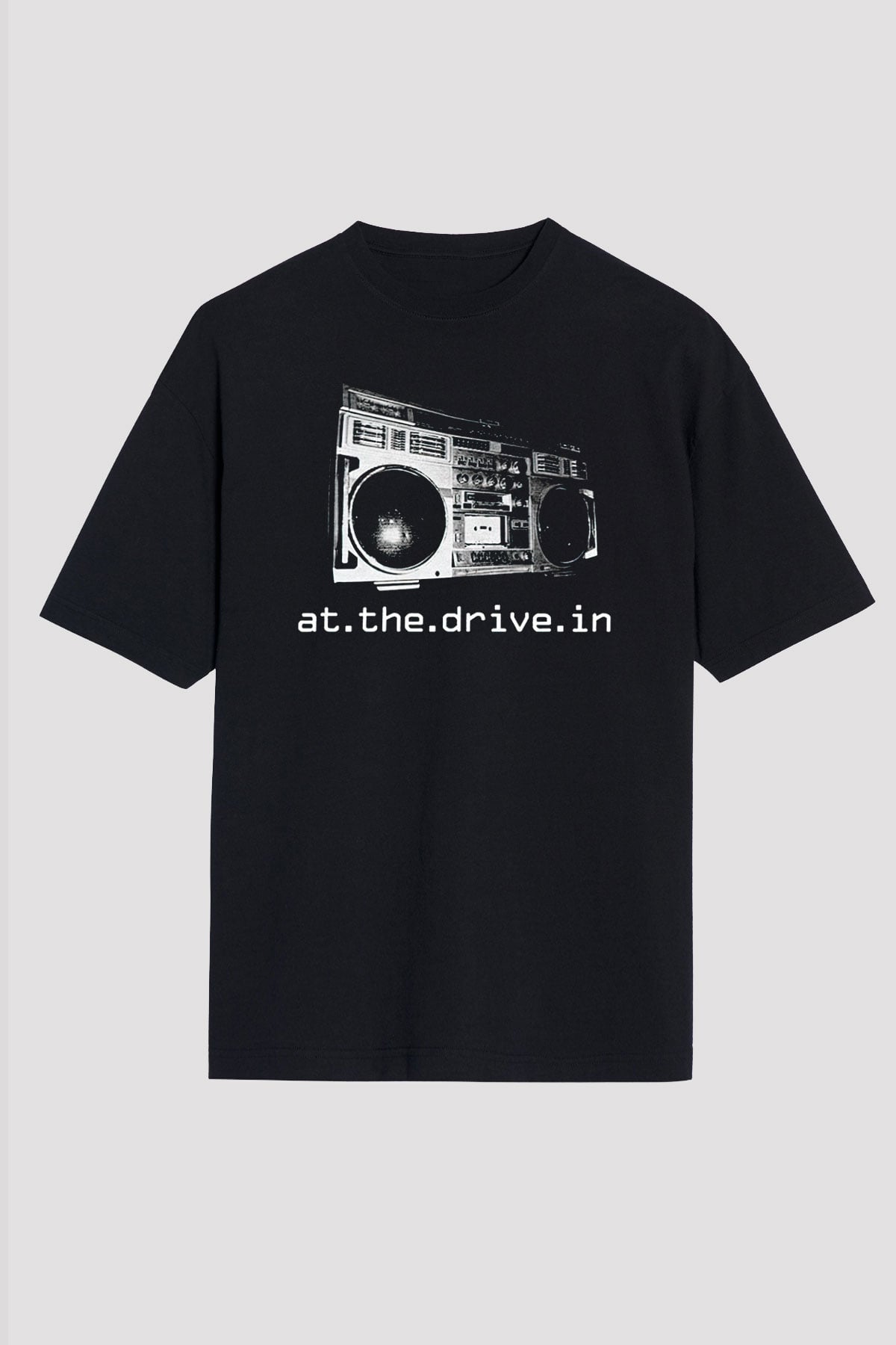At the Drive-In Siyah Unisex Tişört T-Shirt - TişörtFabrikası
