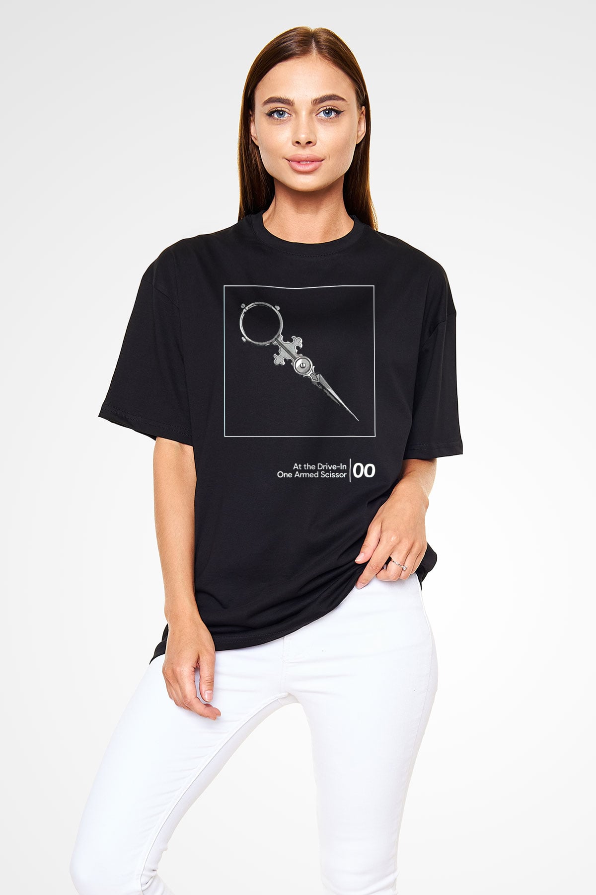 At the Drive-In Siyah Unisex Tişört T-Shirt - TişörtFabrikası