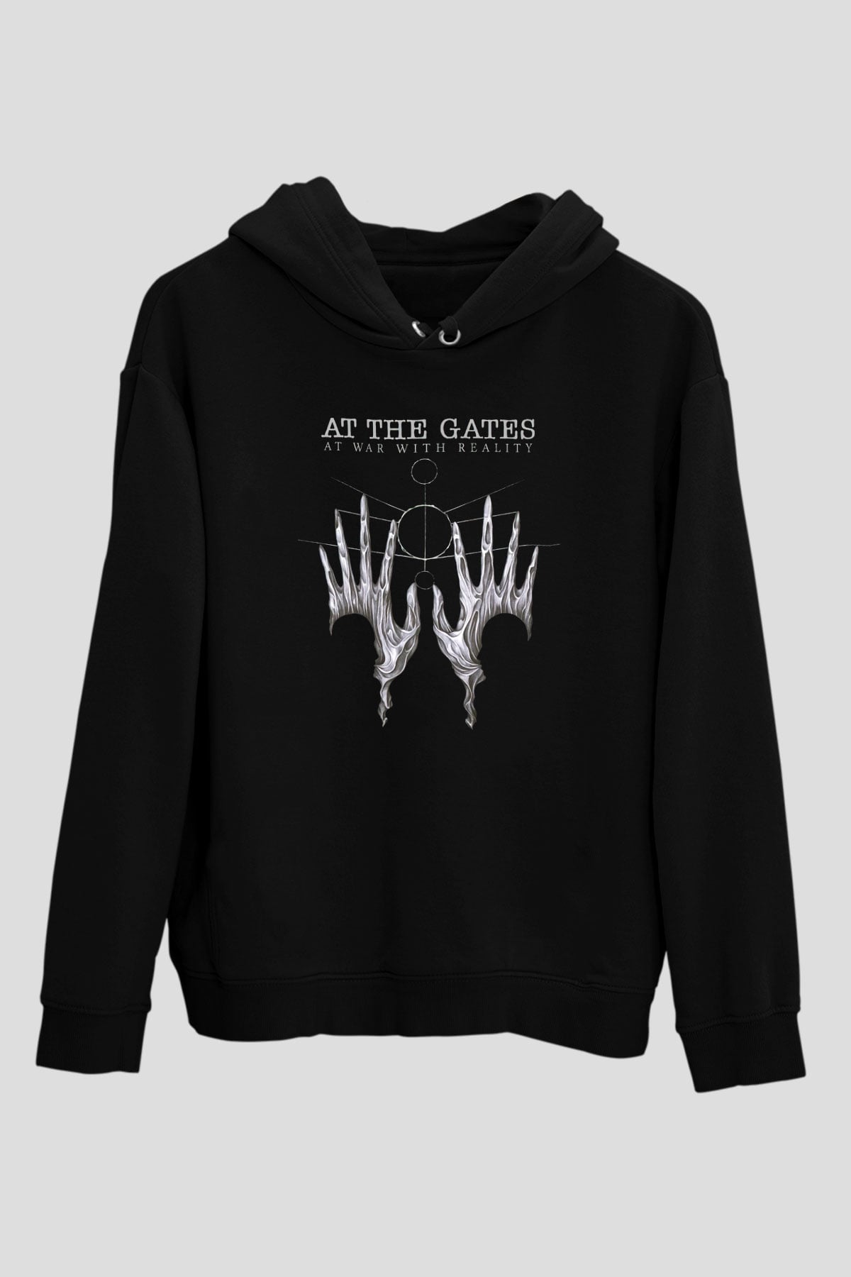 At The Gates Siyah Unisex Hoodie