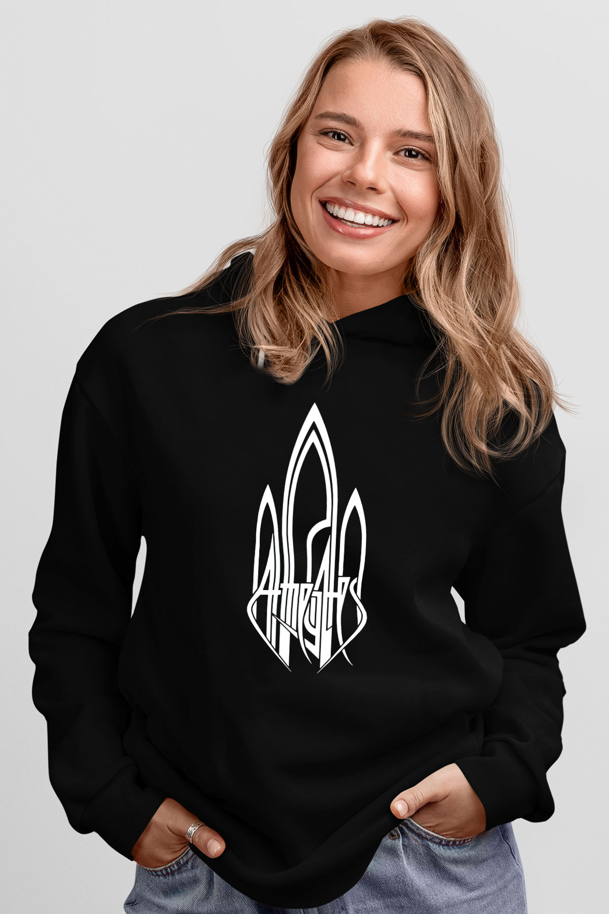At The Gates Siyah Unisex Hoodie