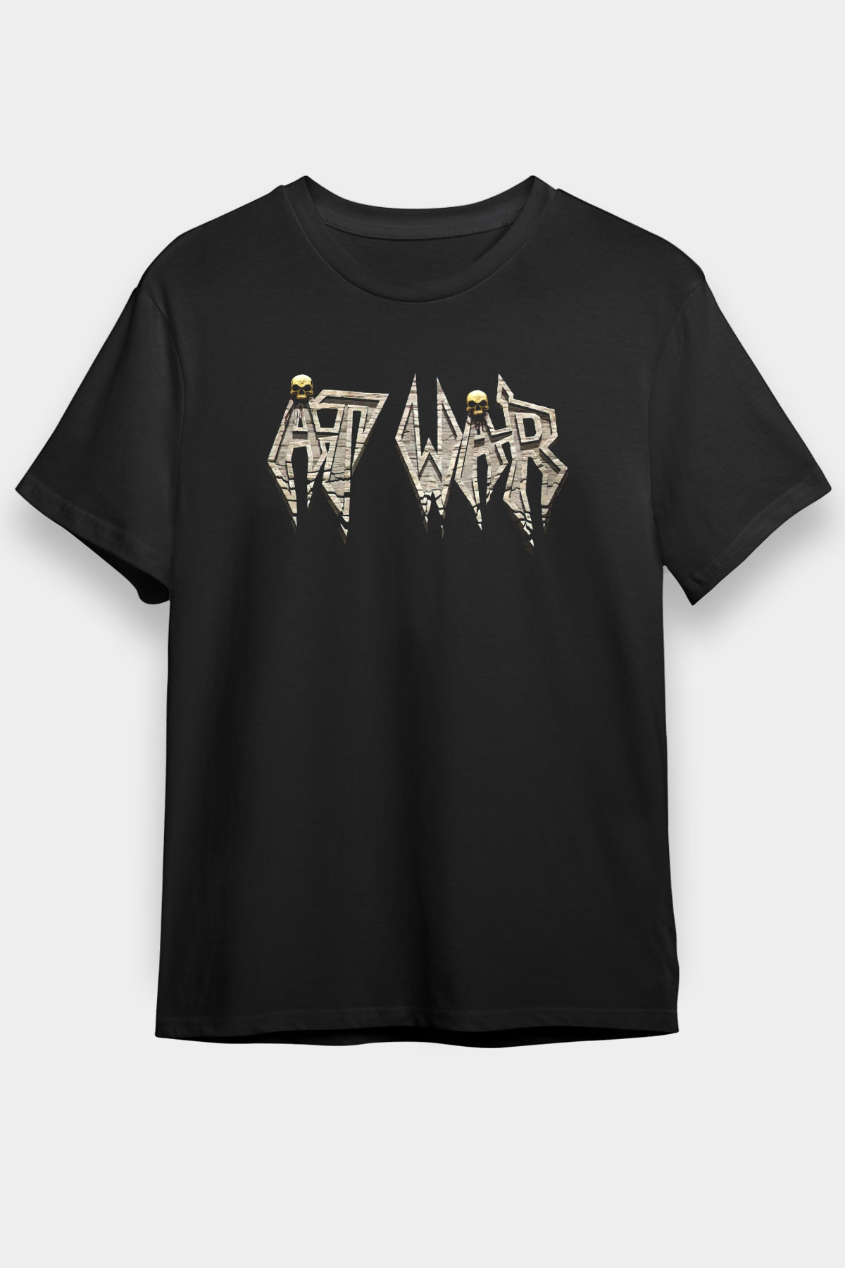 At War Siyah Unisex Tişört T-Shirt - TişörtFabrikası