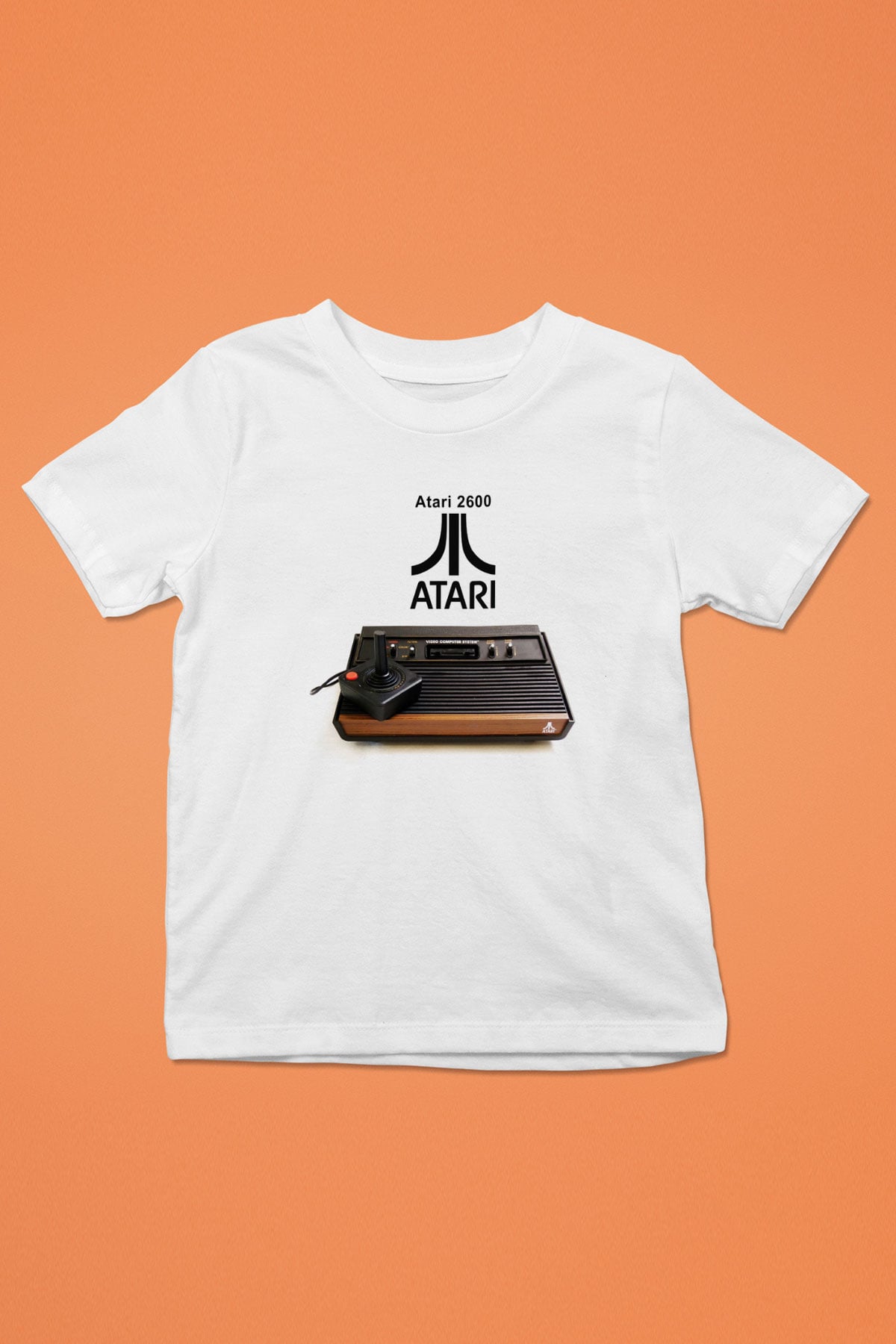 Atari Baskılı Beyaz Unisex Çocuk Tişört