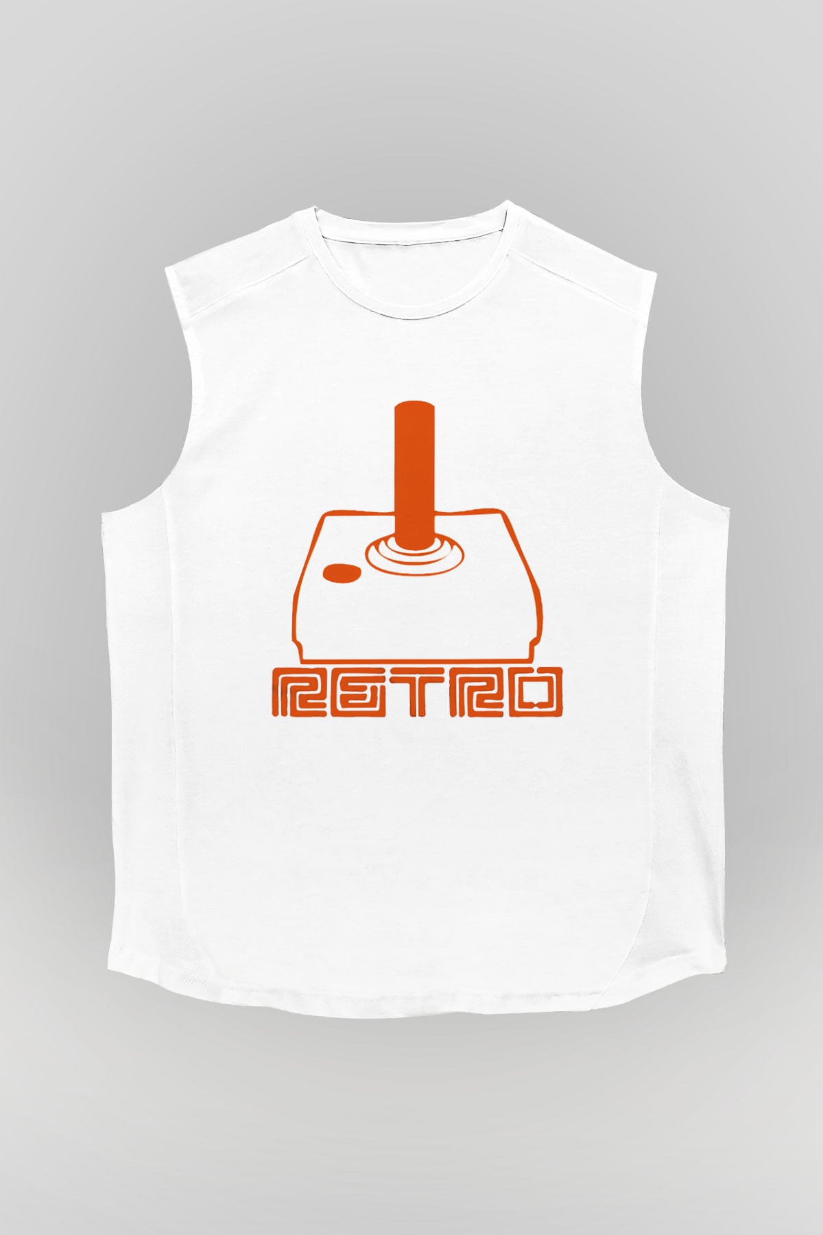 Atari Beyaz Unisex Kolsuz Tişört