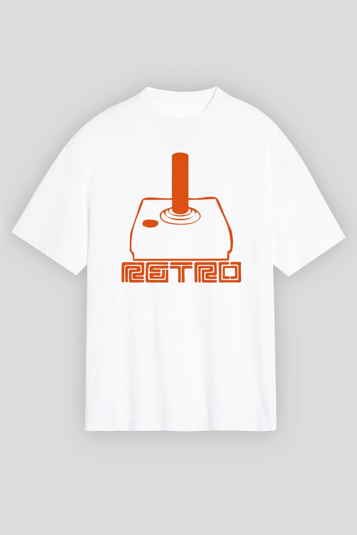 Atari Beyaz Unisex Oversize Tişört T-Shirt