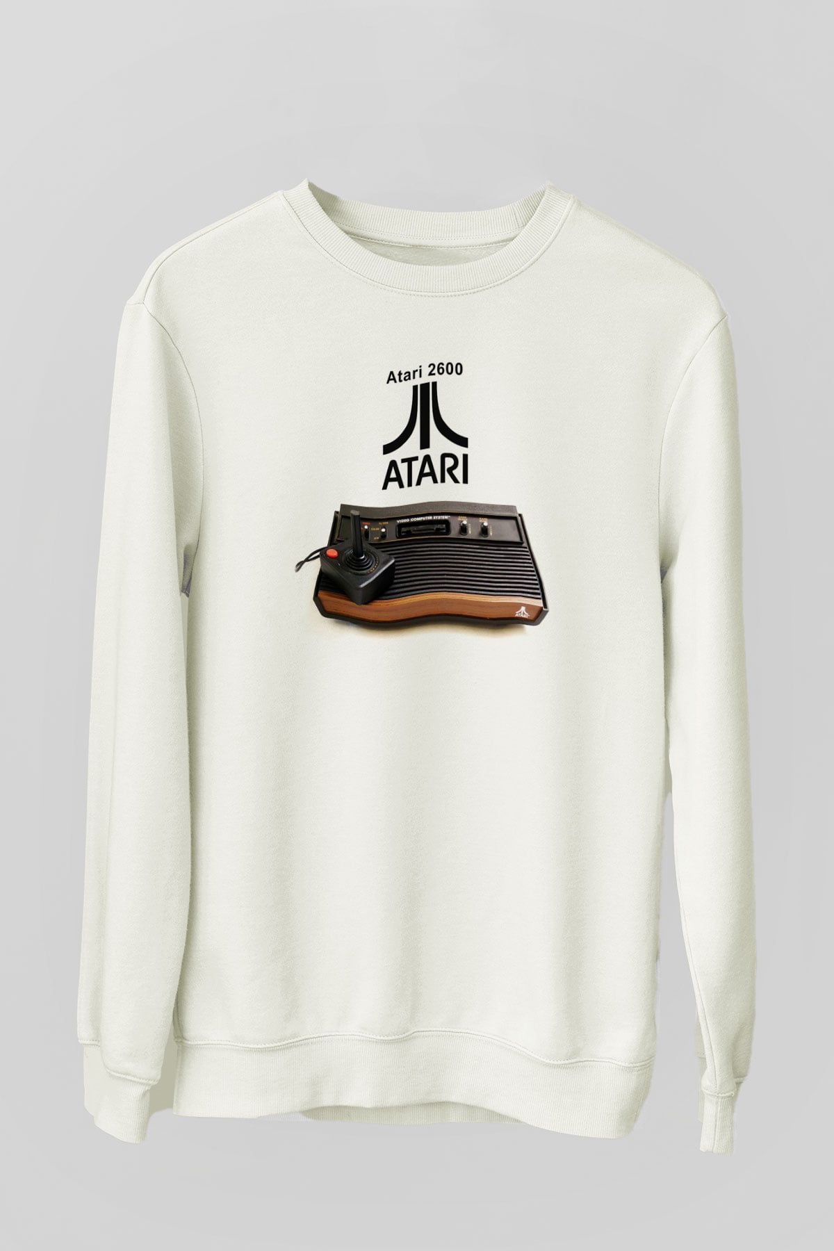 Atari Beyaz Unisex Sweatshirt
