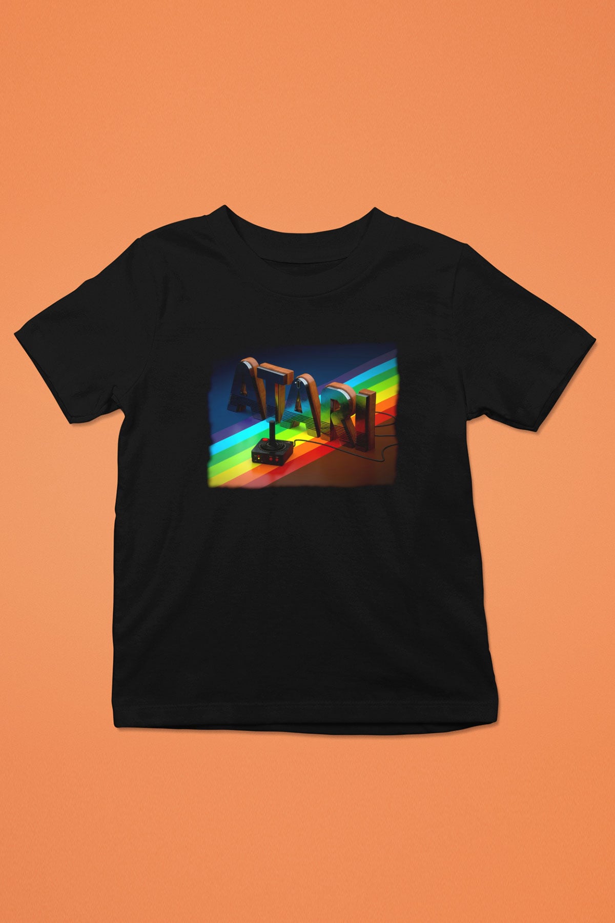 Atari Siyah Unisex  Çocuk Tişört