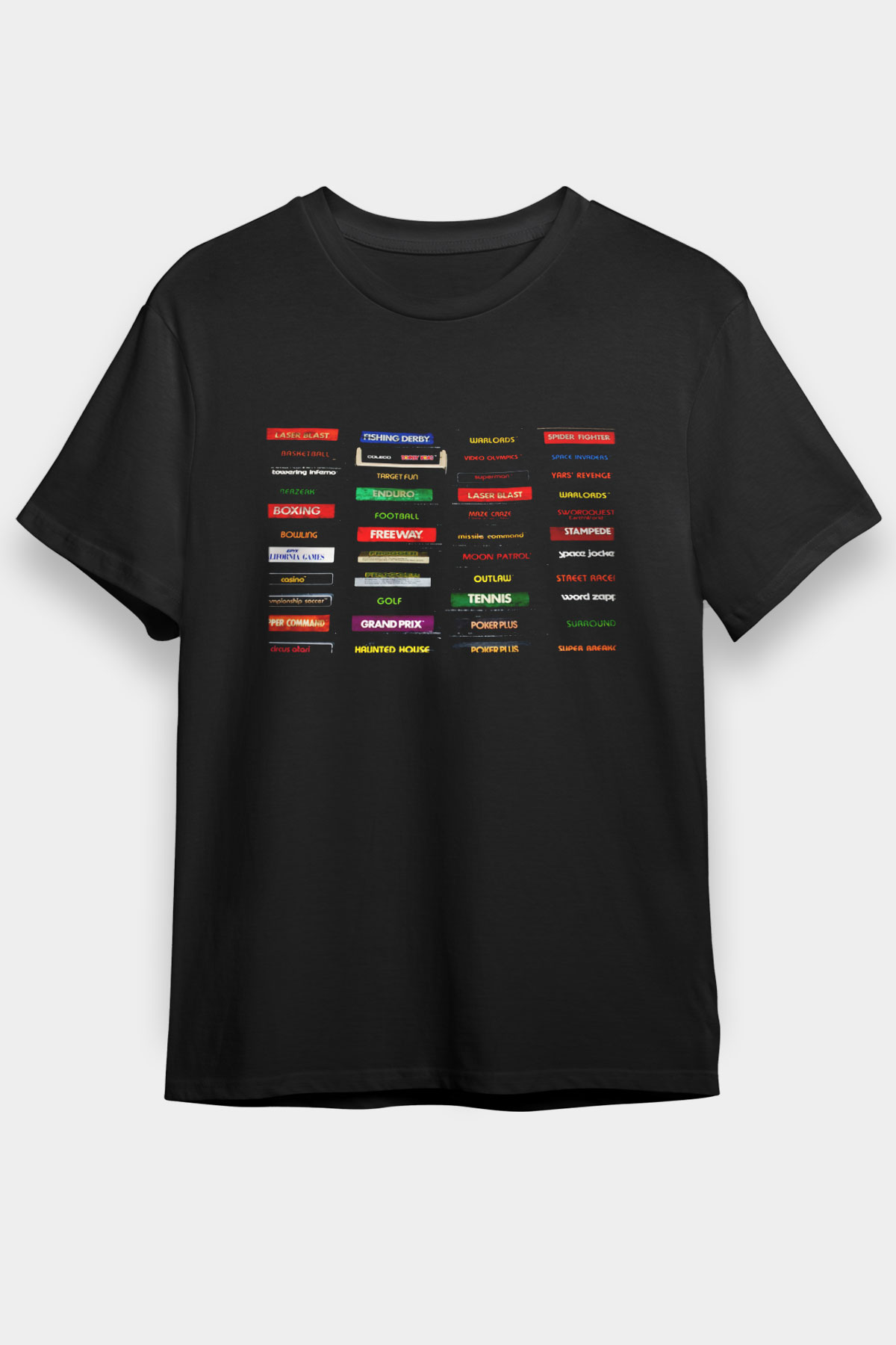 Atari Siyah Unisex Tişört