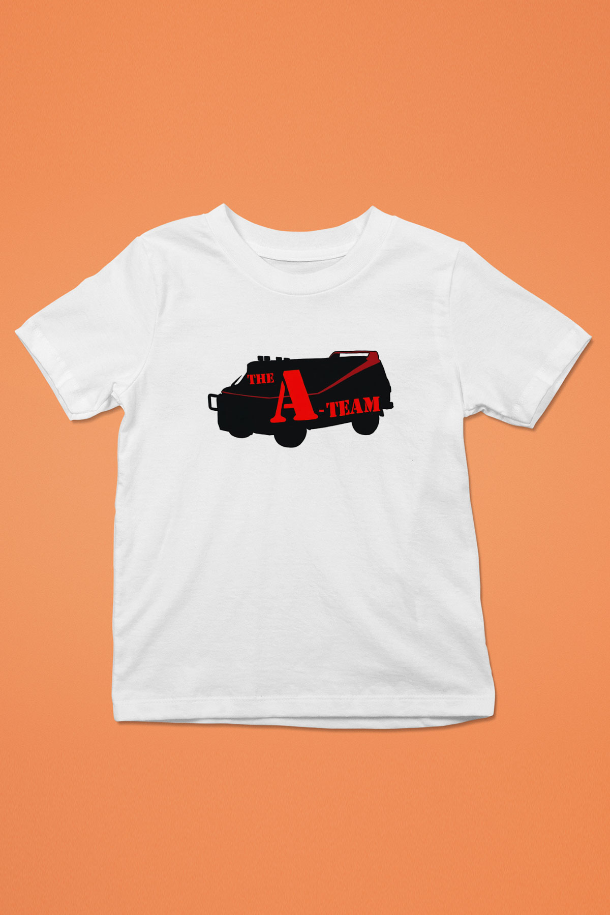 ATeam Baskılı Beyaz Unisex Çocuk Tişört
