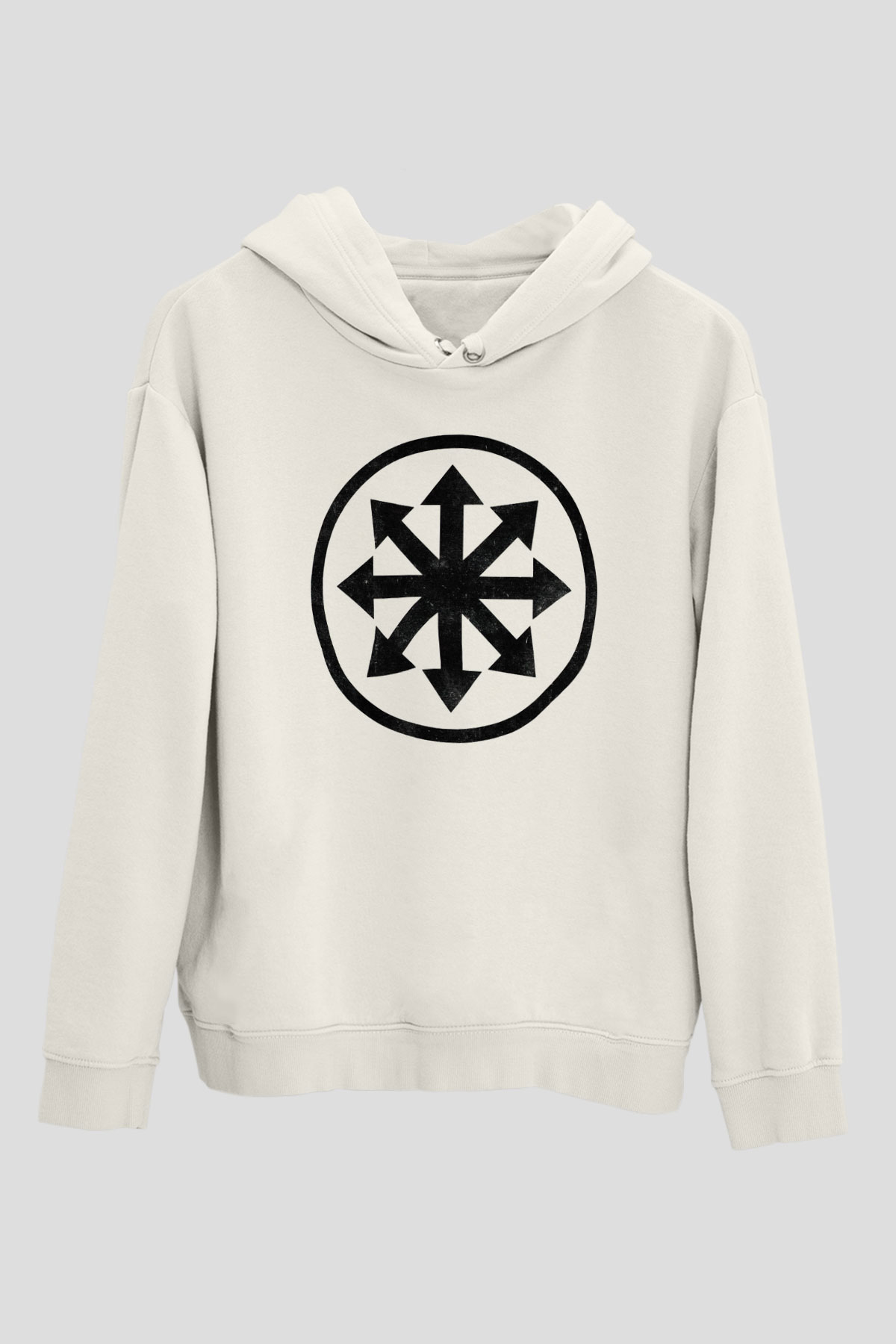 Atilla Beyaz Unisex Kapüşonlu Sweatshirt