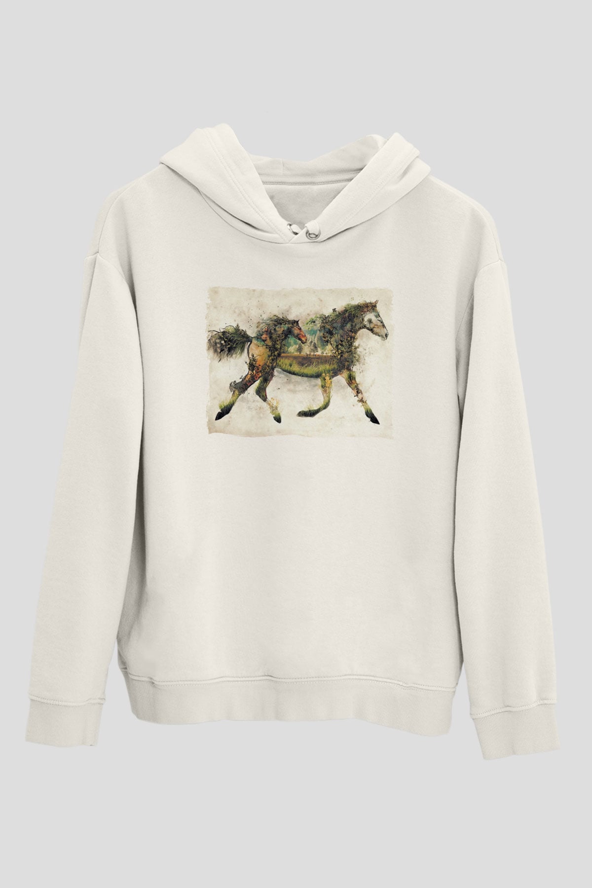AtlarBeyaz  Unisex Hoodie