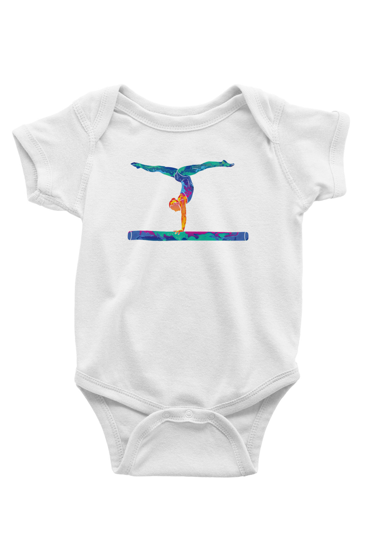 Atlet Beyaz Bebek Body - Zıbın
