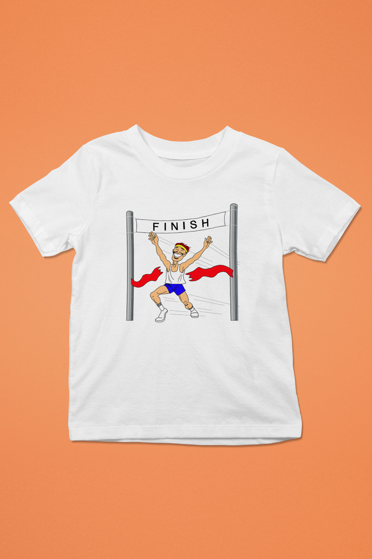 Atlet Beyaz Unisex Çocuk Tişört