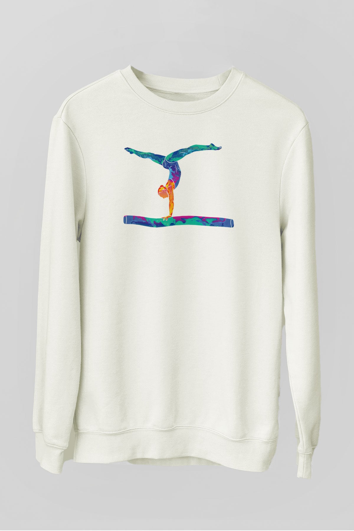 Atlet Beyaz Unisex Sweatshirt