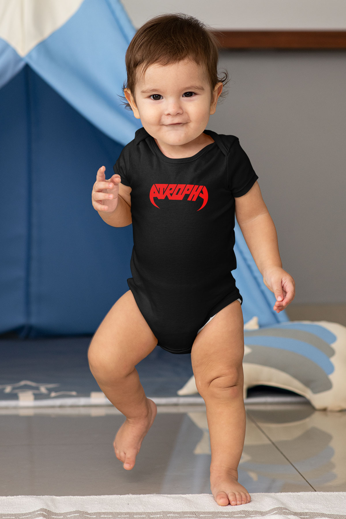 Atrophy Siyah Bebek Body - Zıbın
