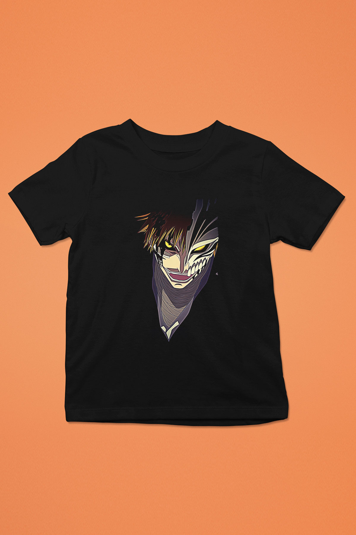 Attack On Titan Baskılı Unisex Siyah Çocuk Tişört - Tshirt