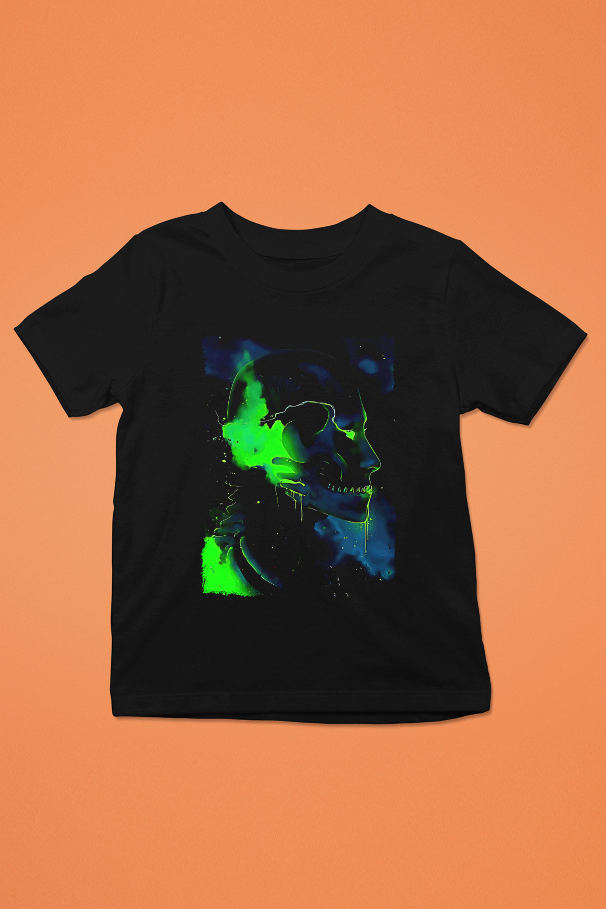 Attack On Titan Baskılı Unisex Siyah Çocuk Tişört - Tshirt