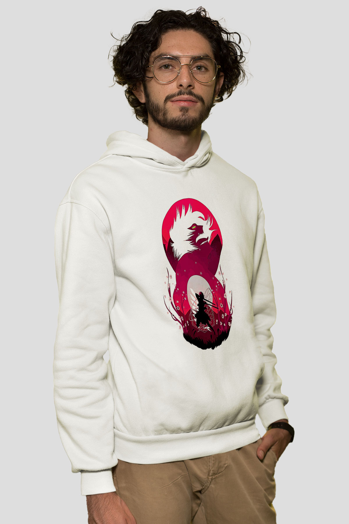 Attack On Titan Baskılı Unisex Siyah Hoodie