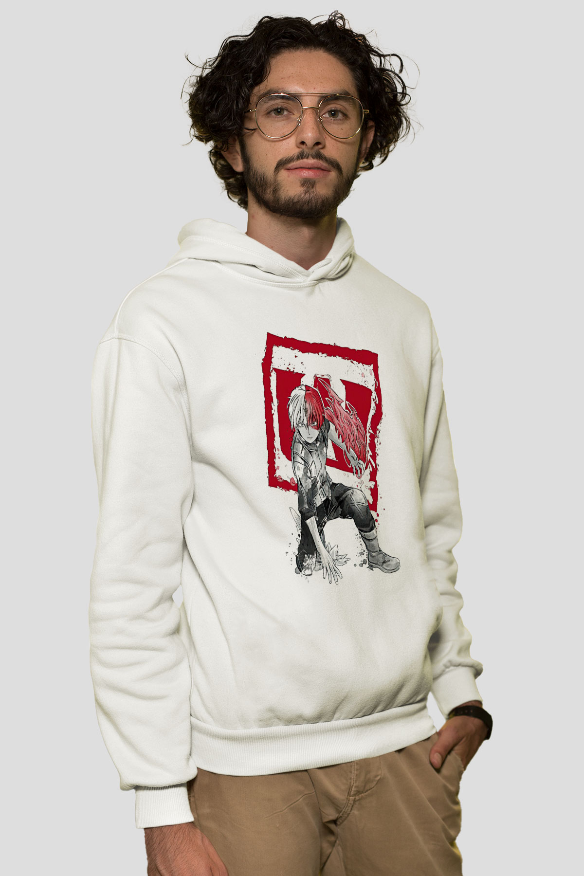 Attack On Titan Baskılı Unisex Siyah Hoodie