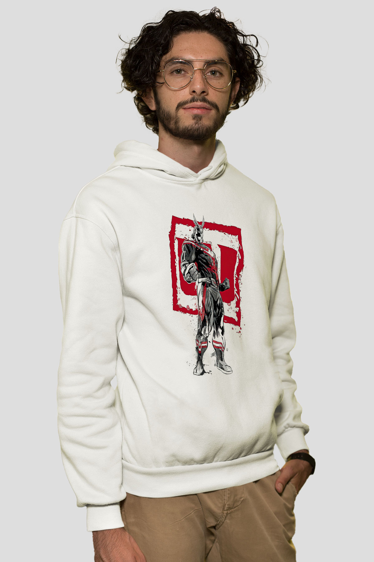 Attack On Titan Baskılı Unisex Siyah Hoodie