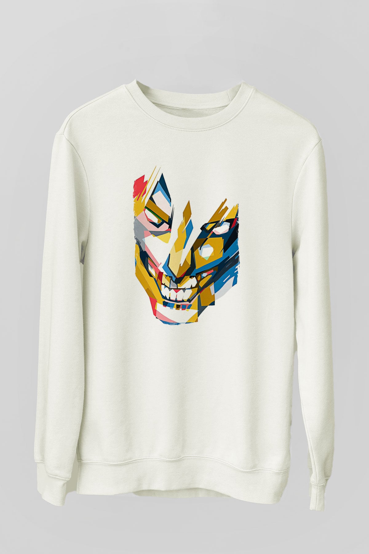 Attack On Titan Baskılı Unisex Siyah Sweatshirt