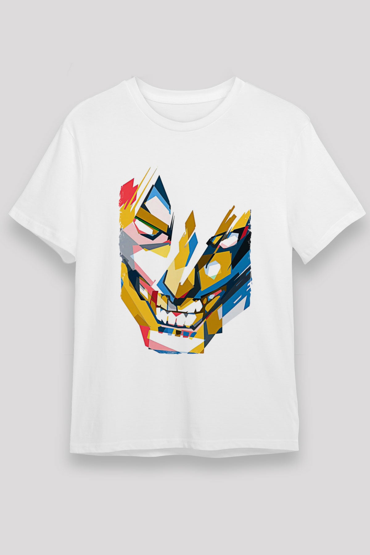 Attack On Titan Baskılı Unisex Siyah Tişört - Tshirt