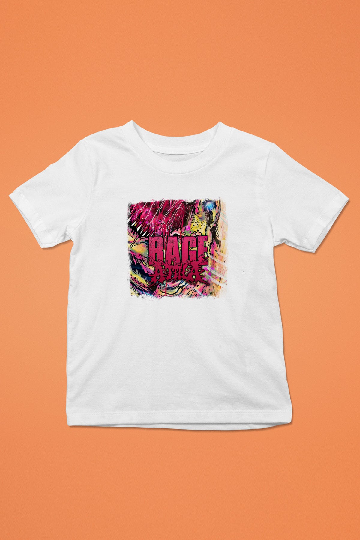 Attila Baskılı Unisex Beyaz Çocuk Tişört