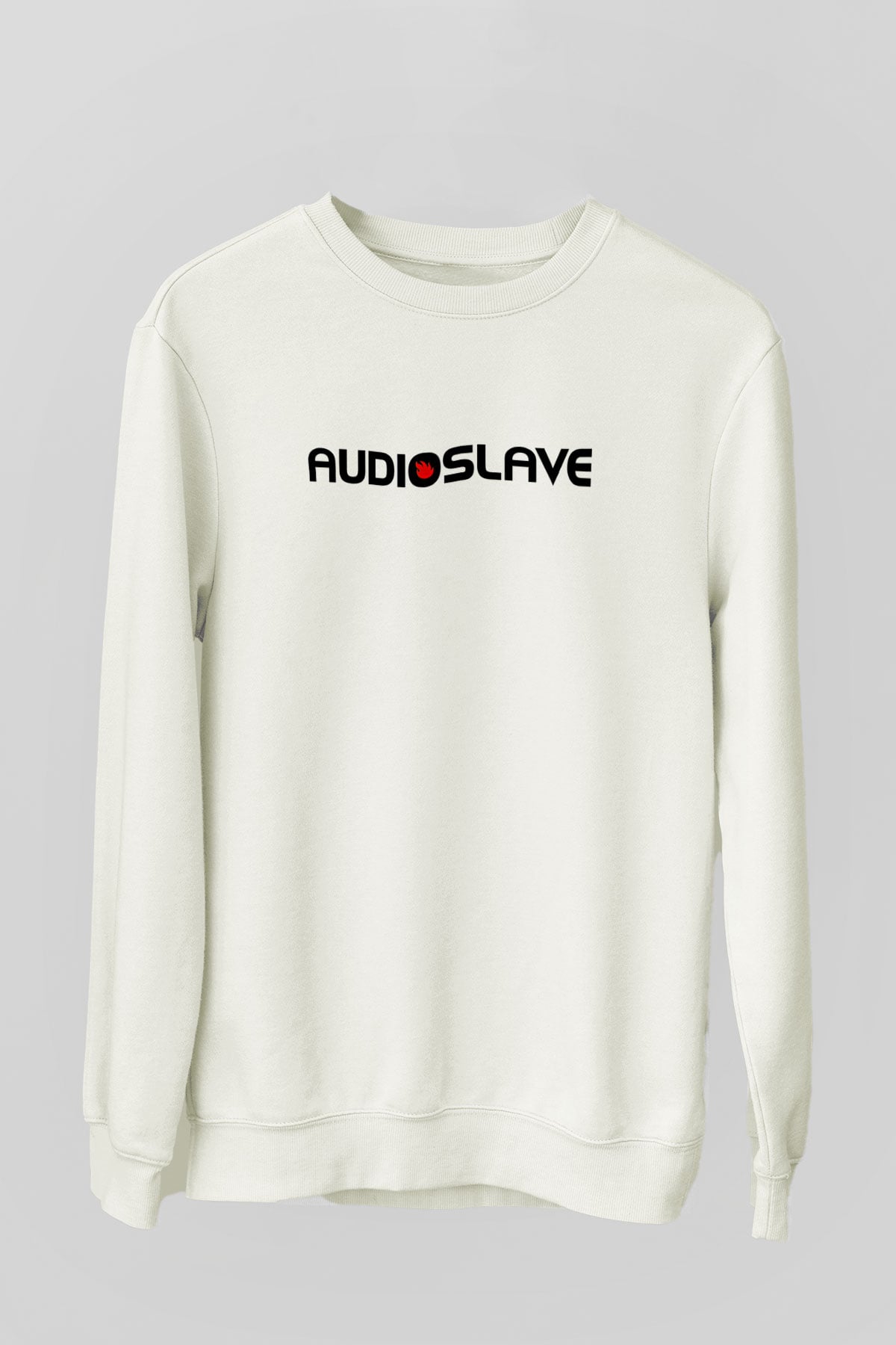 Audioslave Baskılı Beyaz Unisex Sweatshirt