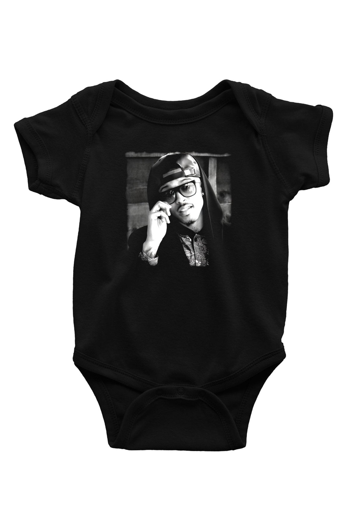 August Alsina Siyah Bebek Body - Zıbın
