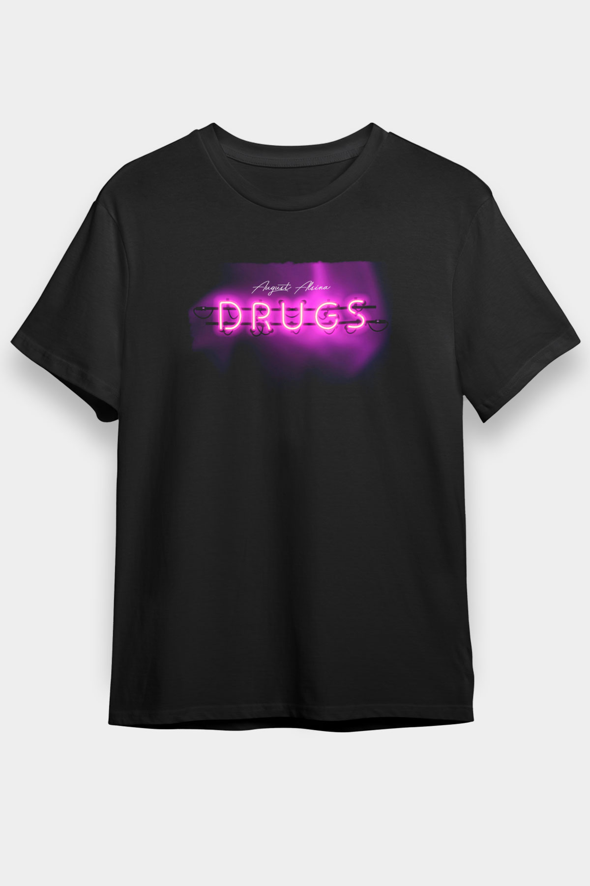 August Alsina Siyah Unisex Tişört T-Shirt - TişörtFabrikası