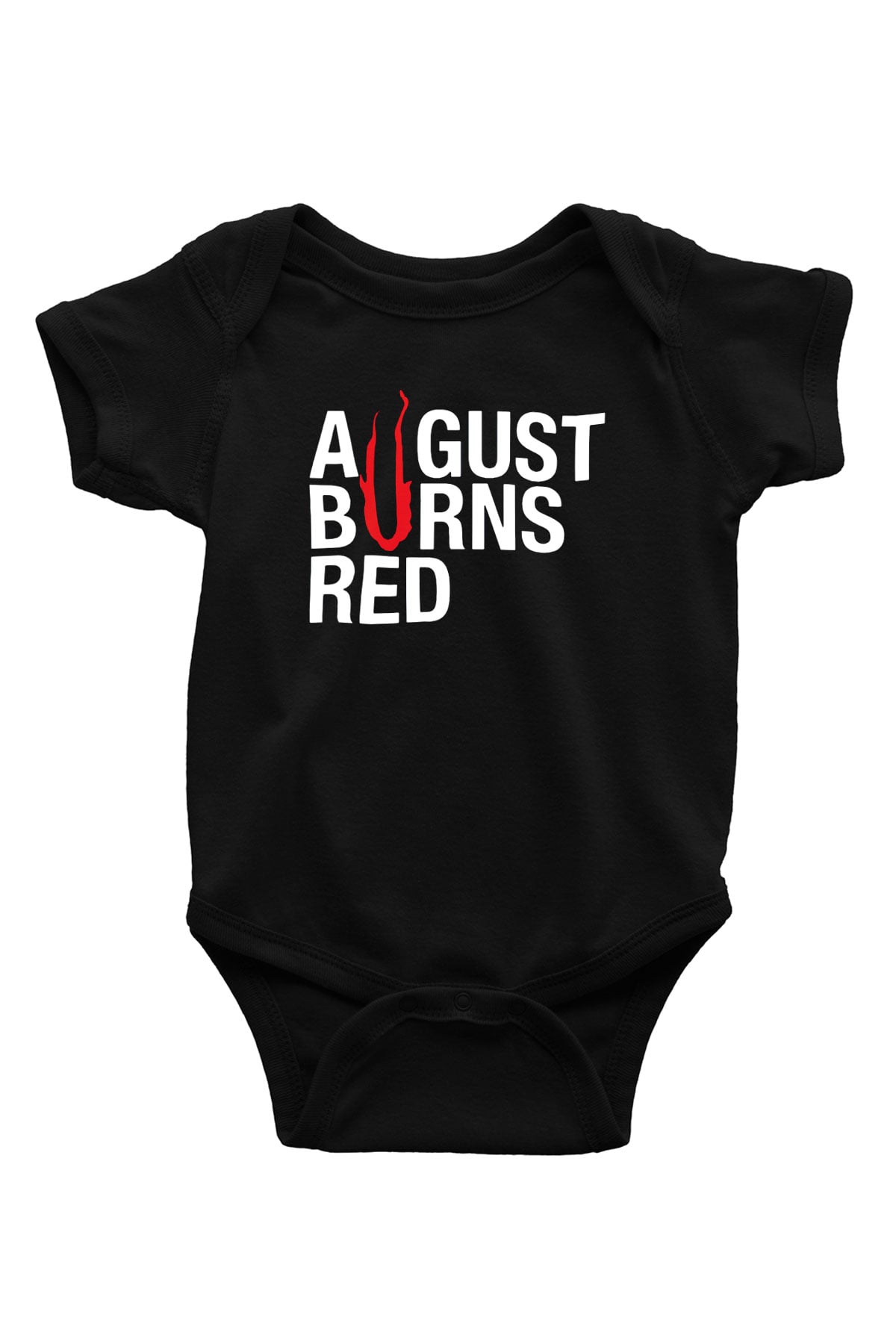 August Burns Red Baskılı Siyah Bebek Body - Zıbın
