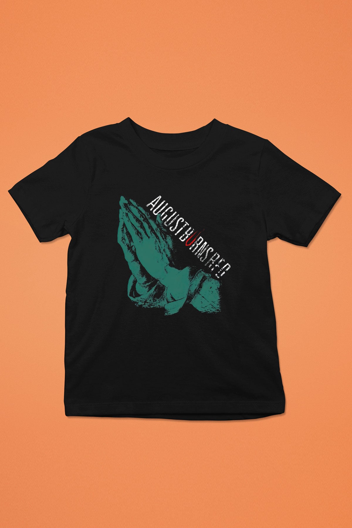 August Burns Red Baskılı Siyah Unisex Çocuk Tişört