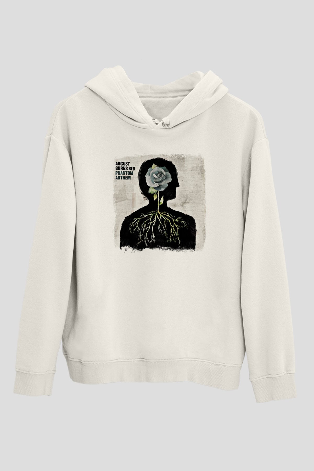 August Burns Red Baskılı Unisex Beyaz Hoodie