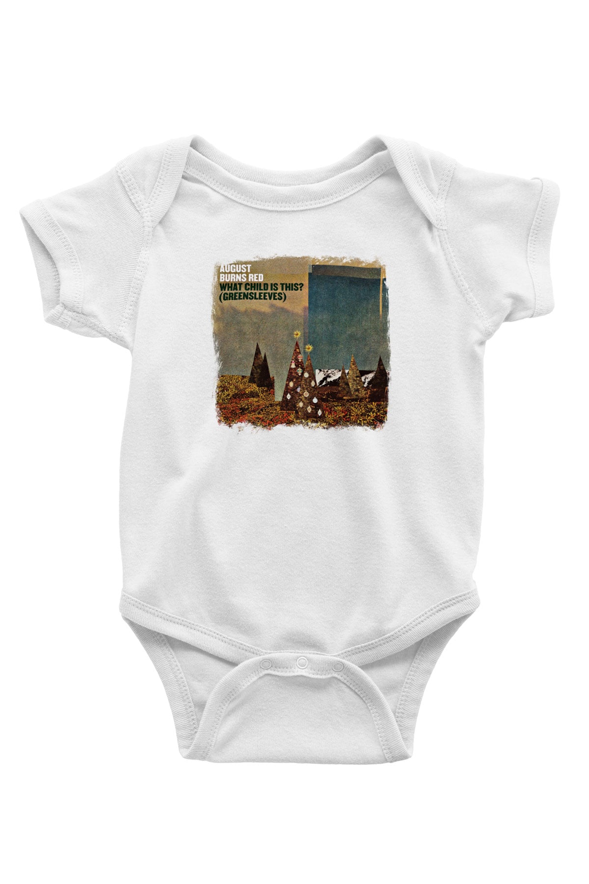 August Burns Red Baskılı Unisex Beyaz Bebek Body - Zıbın