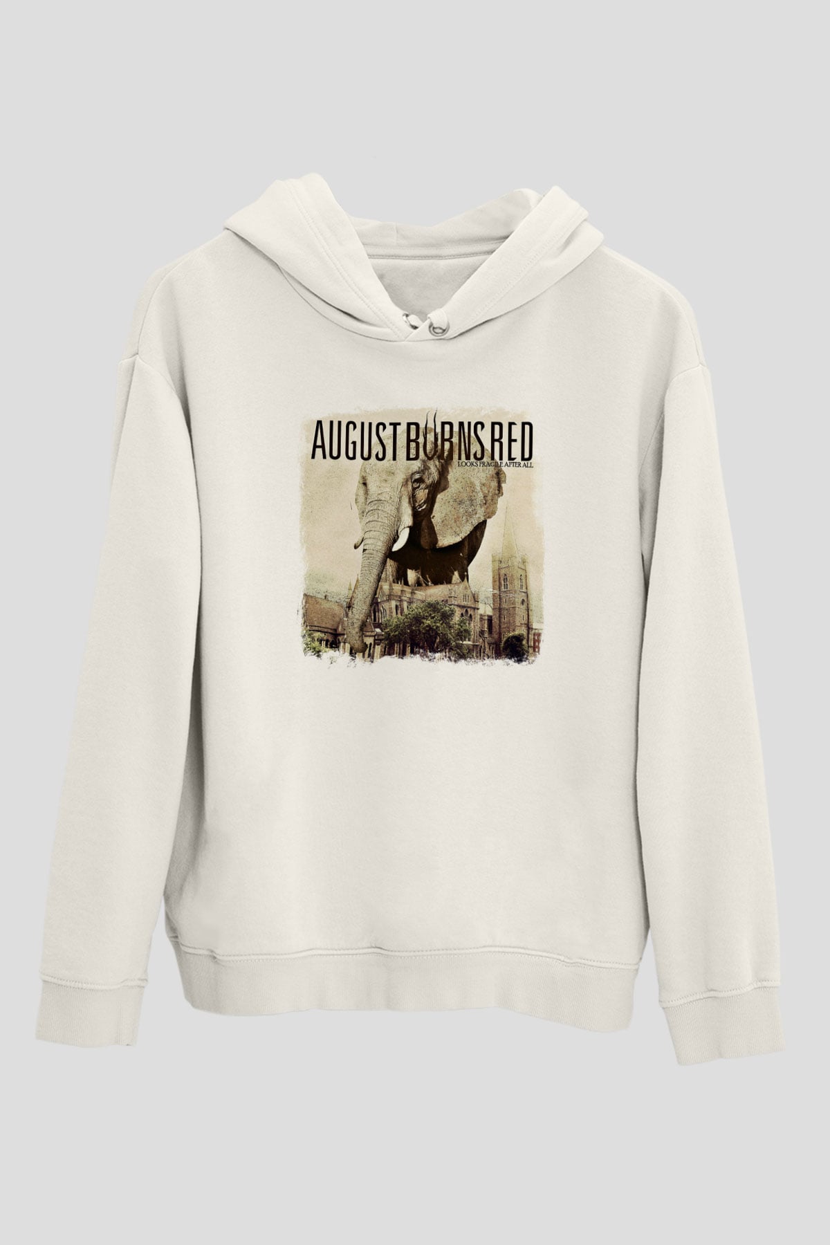 August Burns Red Baskılı Unisex Beyaz Hoodie