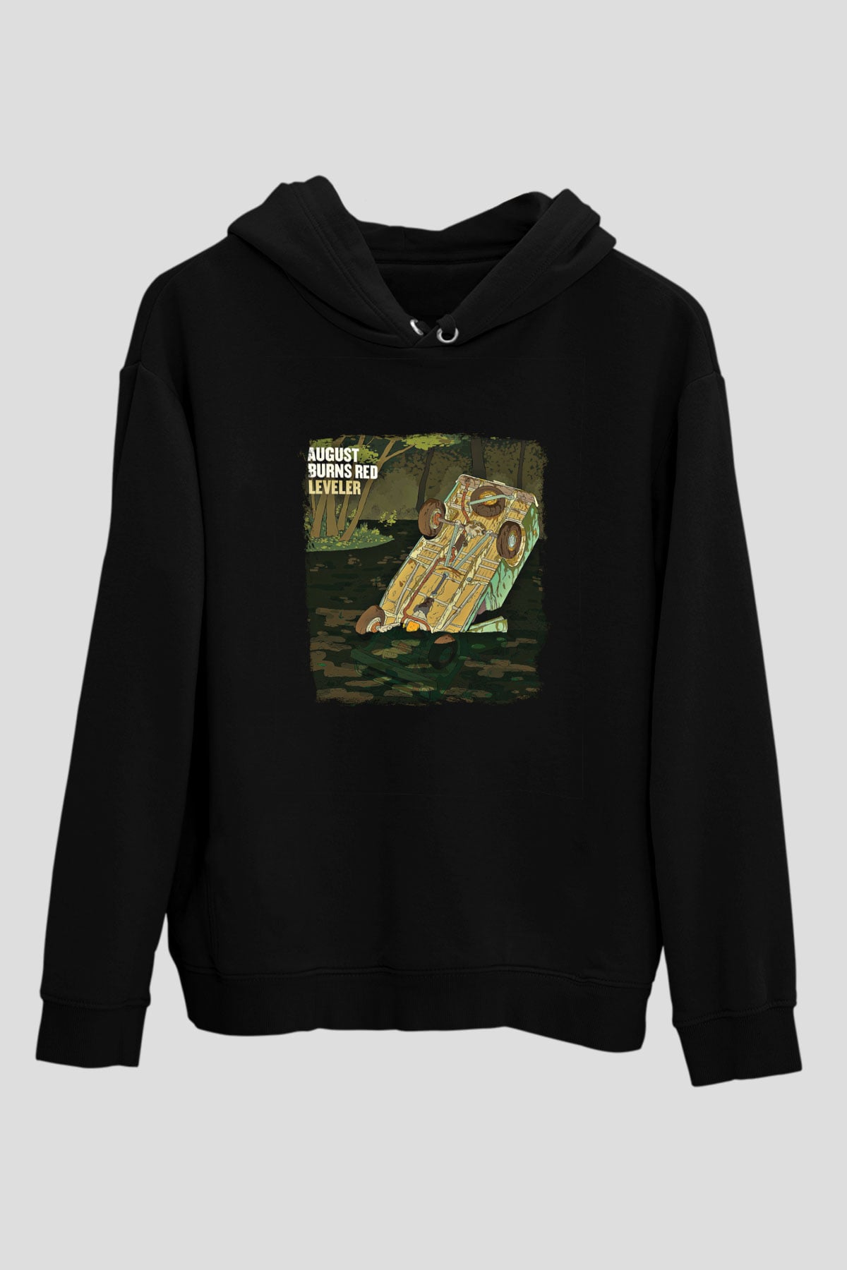 August Burns Red Baskılı Unisex Siyah Hoodie