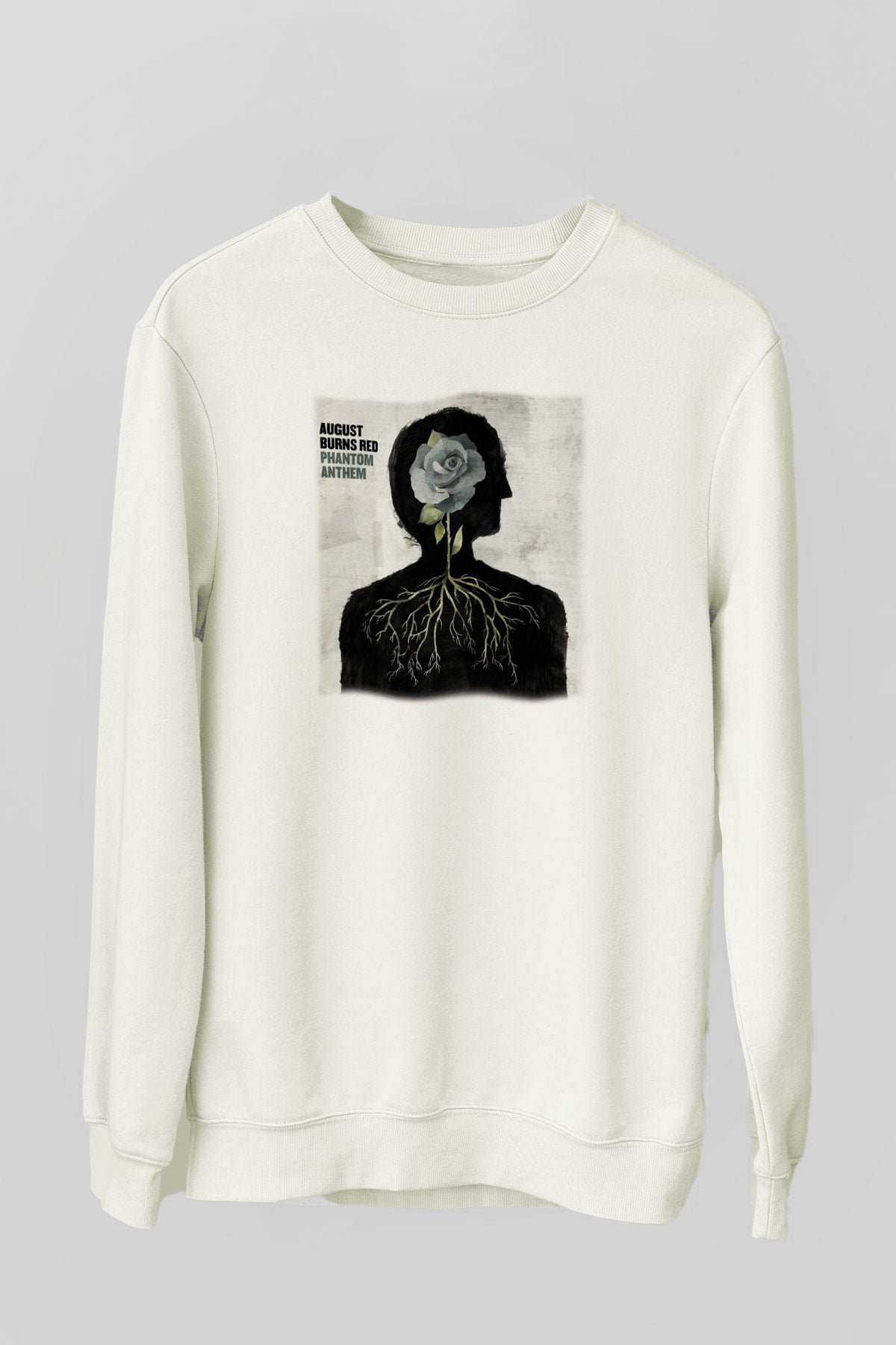 August Burns Red Beyaz Unisex Sweatshirt
