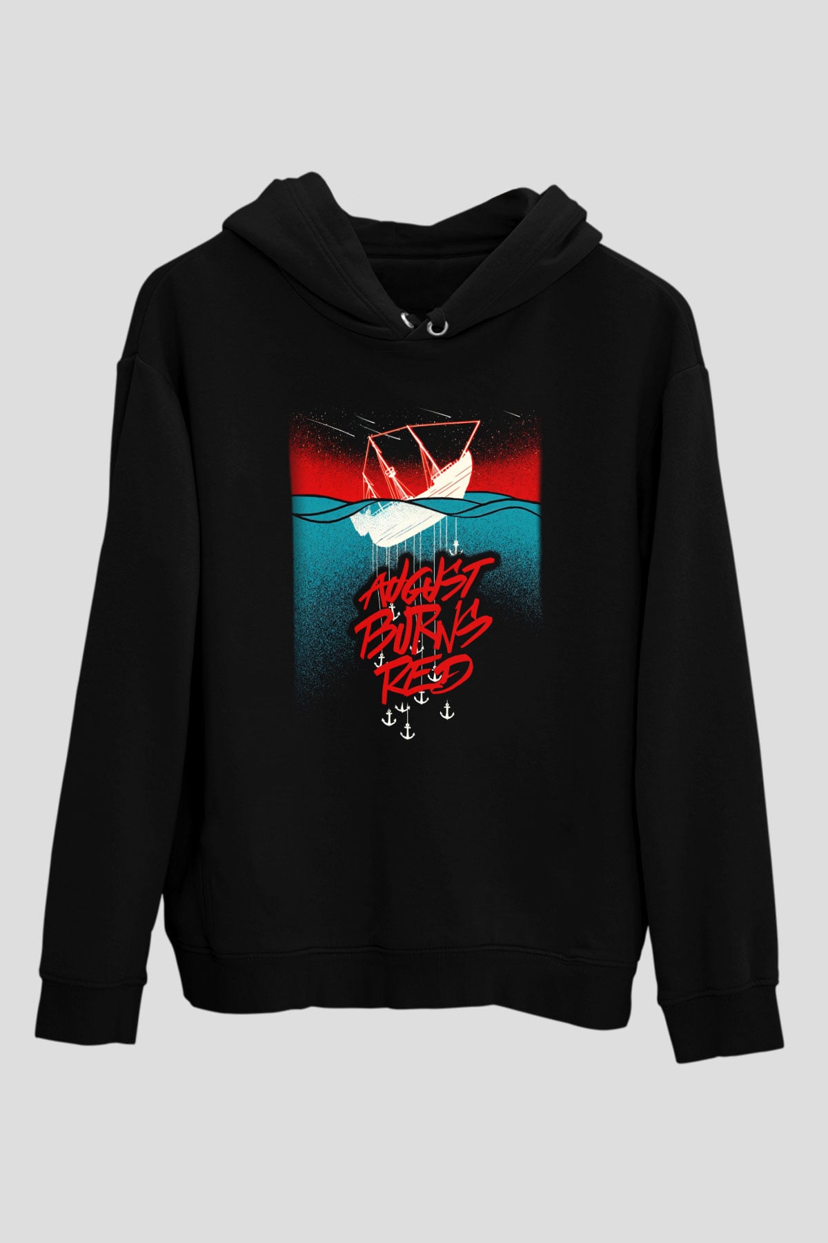August Burns Red Siyah Unisex Hoodie