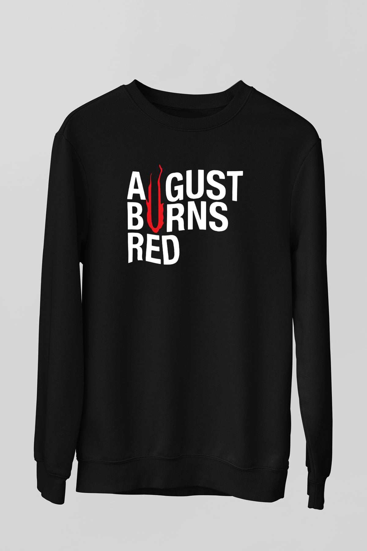 August Burns Red Siyah Unisex Sweatshirt