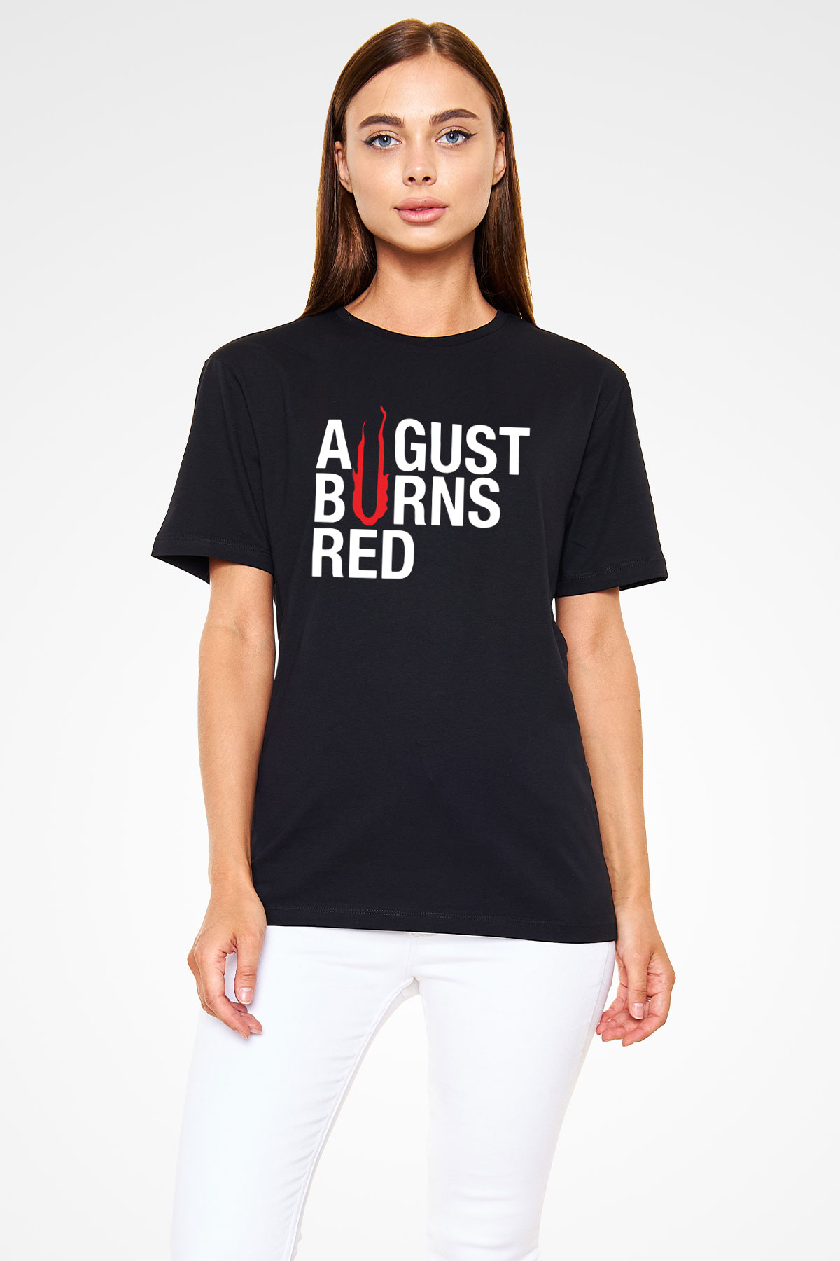 August Burns Red Siyah Unisex Tişört T-Shirt - TişörtFabrikası