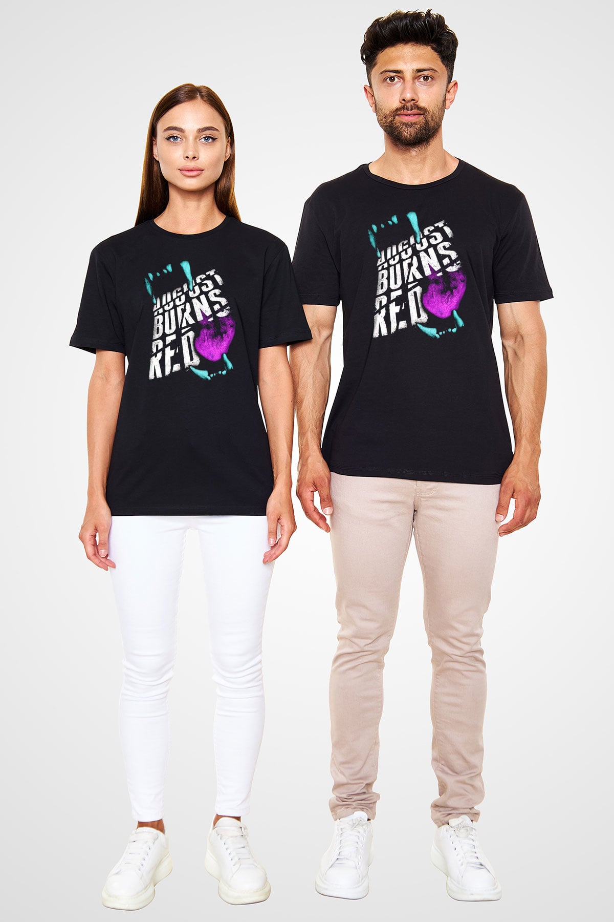August Burns Red Siyah Unisex Tişört T-Shirt - TişörtFabrikası