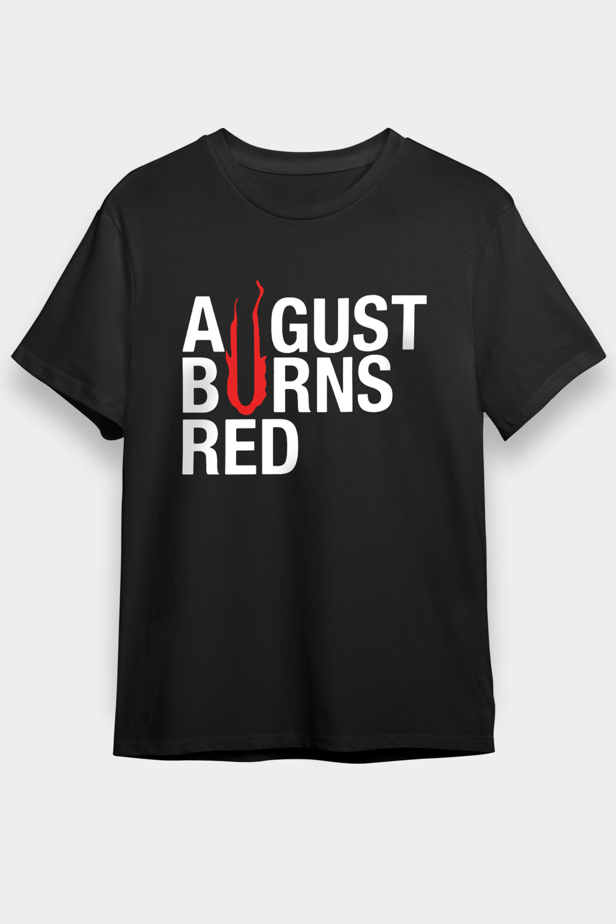 August Burns Red Siyah Unisex Tişört T-Shirt - TişörtFabrikası