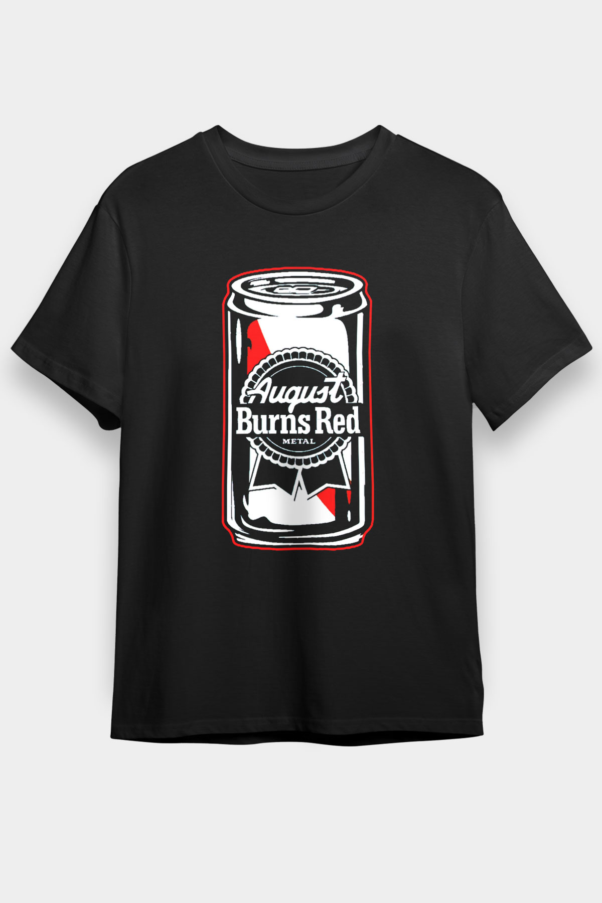 August Burns Red Siyah Unisex Tişört T-Shirt - TişörtFabrikası