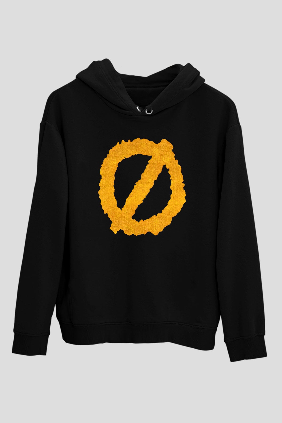 Authority Zero Siyah Unisex Kapüşonlu Sweatshirt