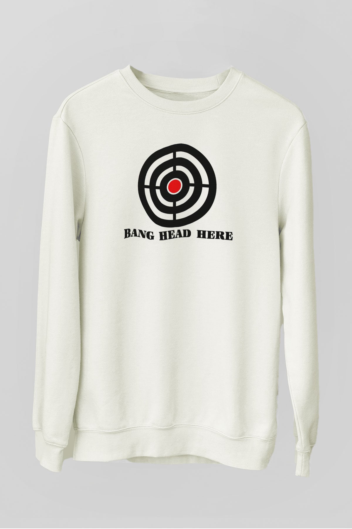 Avcı Beyaz Unisex Sweatshirt