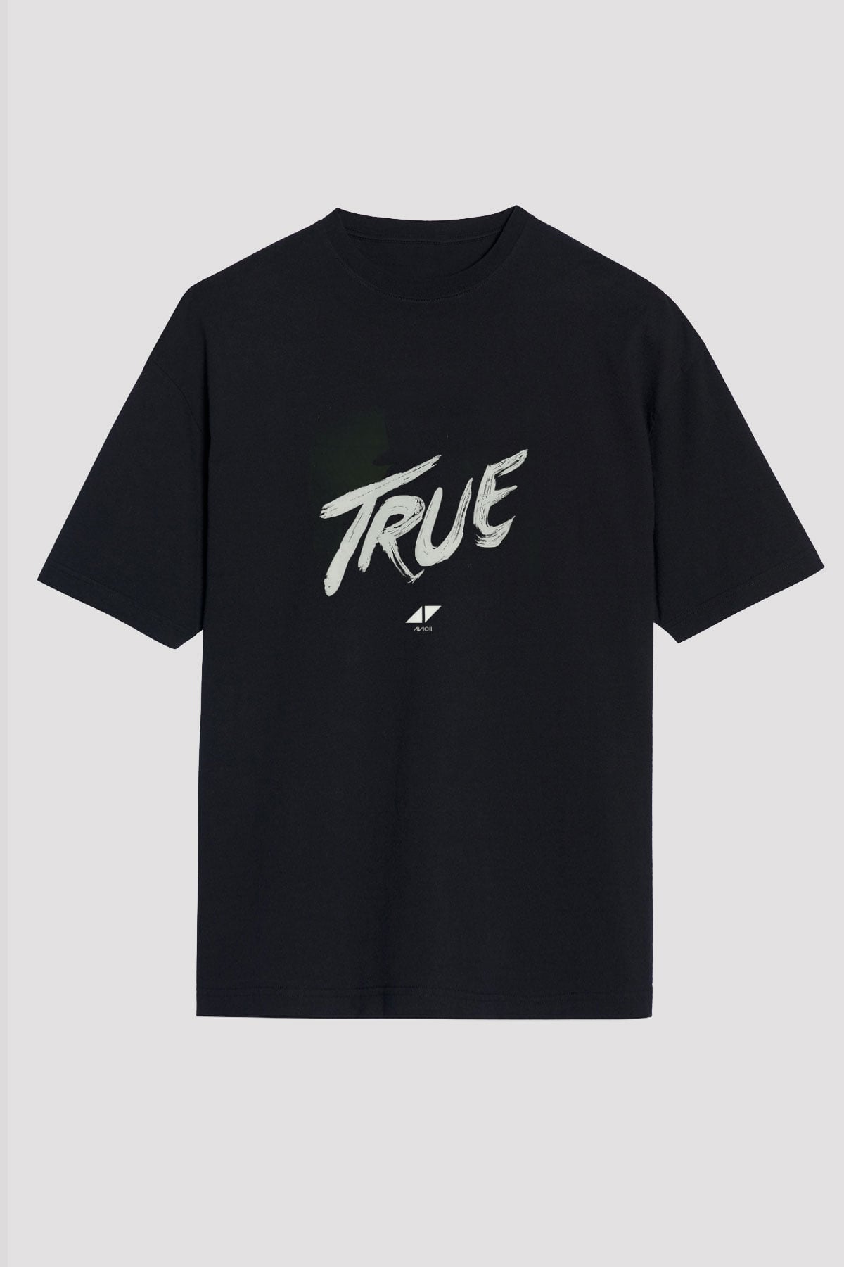 Avicii Baskılı Unisex Oversize Siyah Tişört