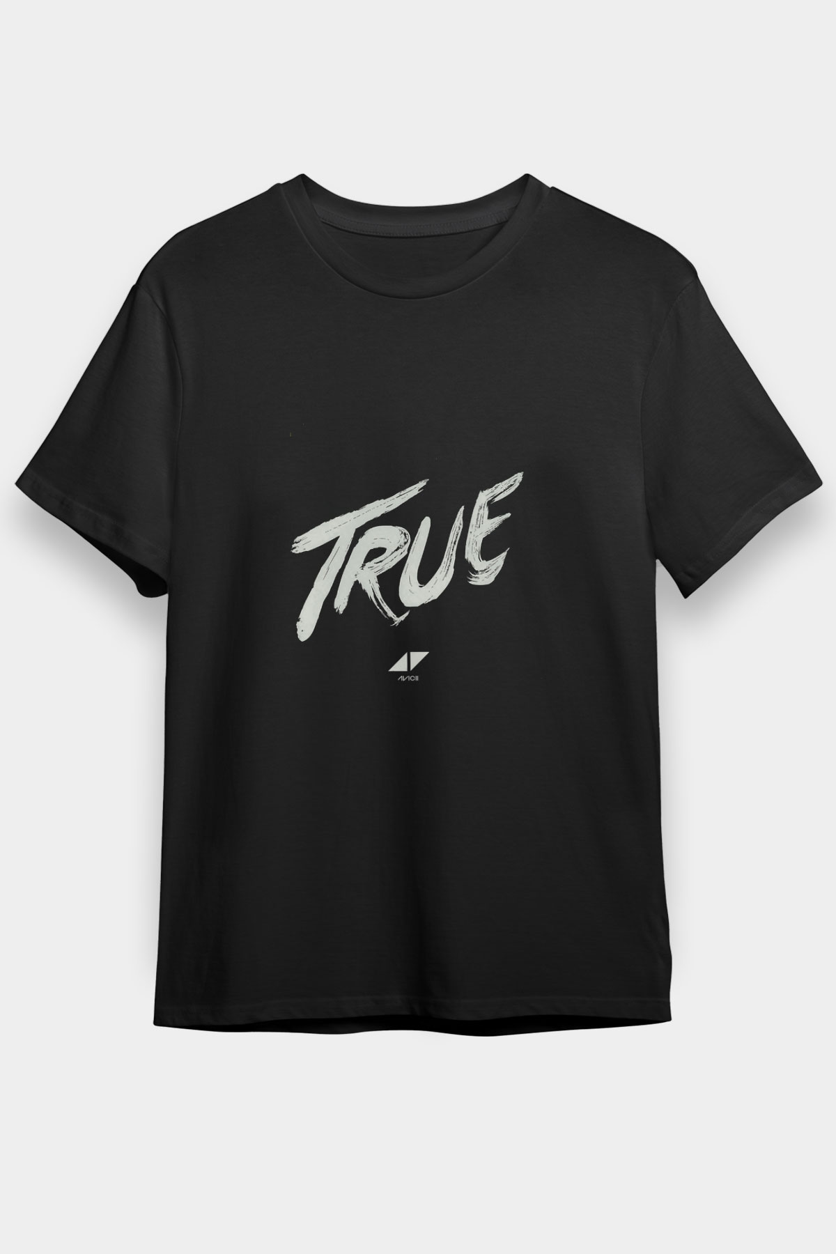 Avicii Baskılı Unisex Siyah Tişört
