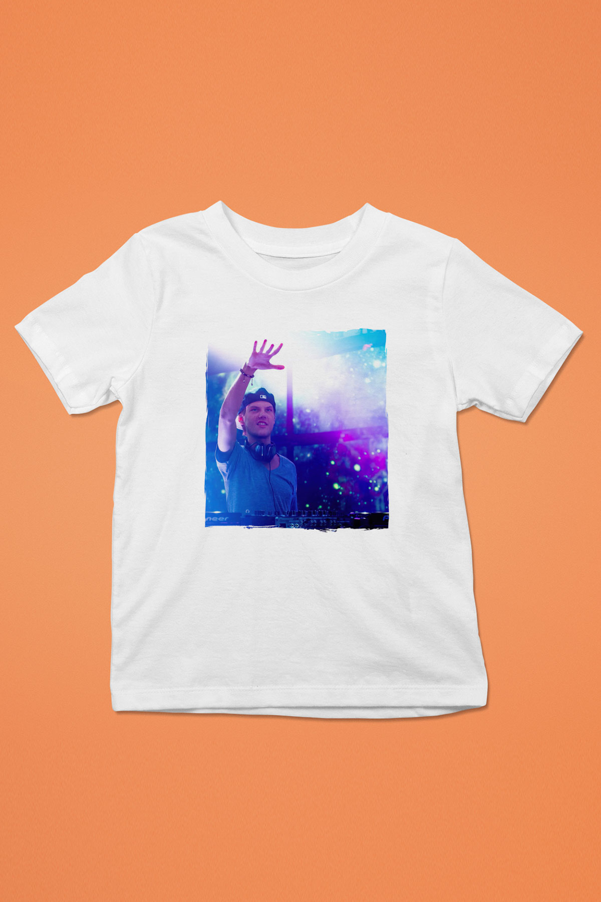Avicii Beyaz Unisex Çocuk Tişört