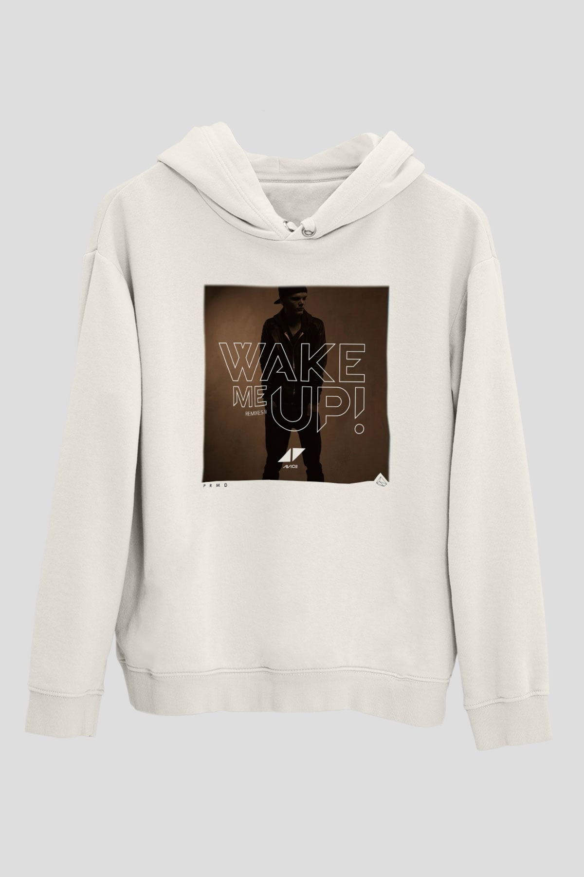Avicii Beyaz Unisex Kapşonlu Sweatshirt