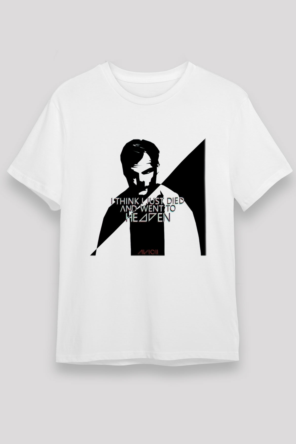 Avicii Beyaz Unisex Tişört T-Shirt - TişörtFabrikası